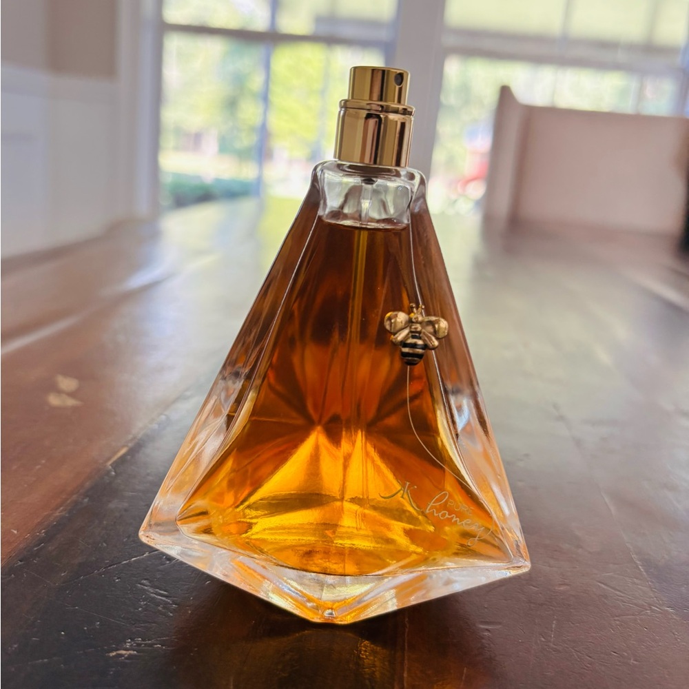 Kim K Honey Perfume Bottle with Gold Accents
